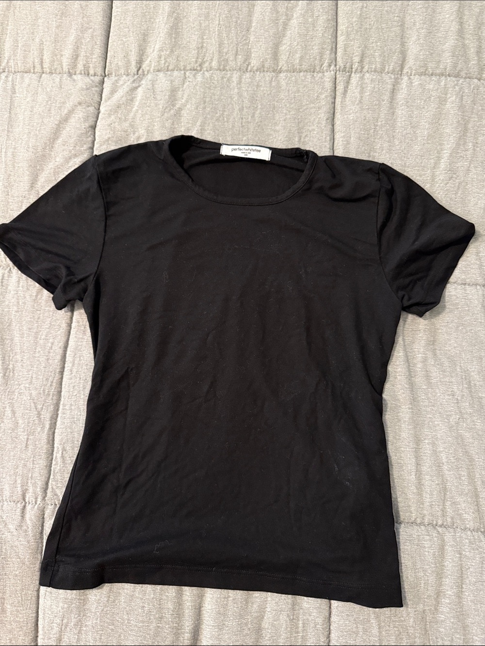 Perfectwhitetee black tshirt